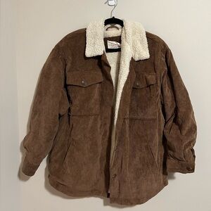 Brown corduroy jacket